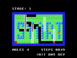 Mole Mole screenshot 5 for MSX